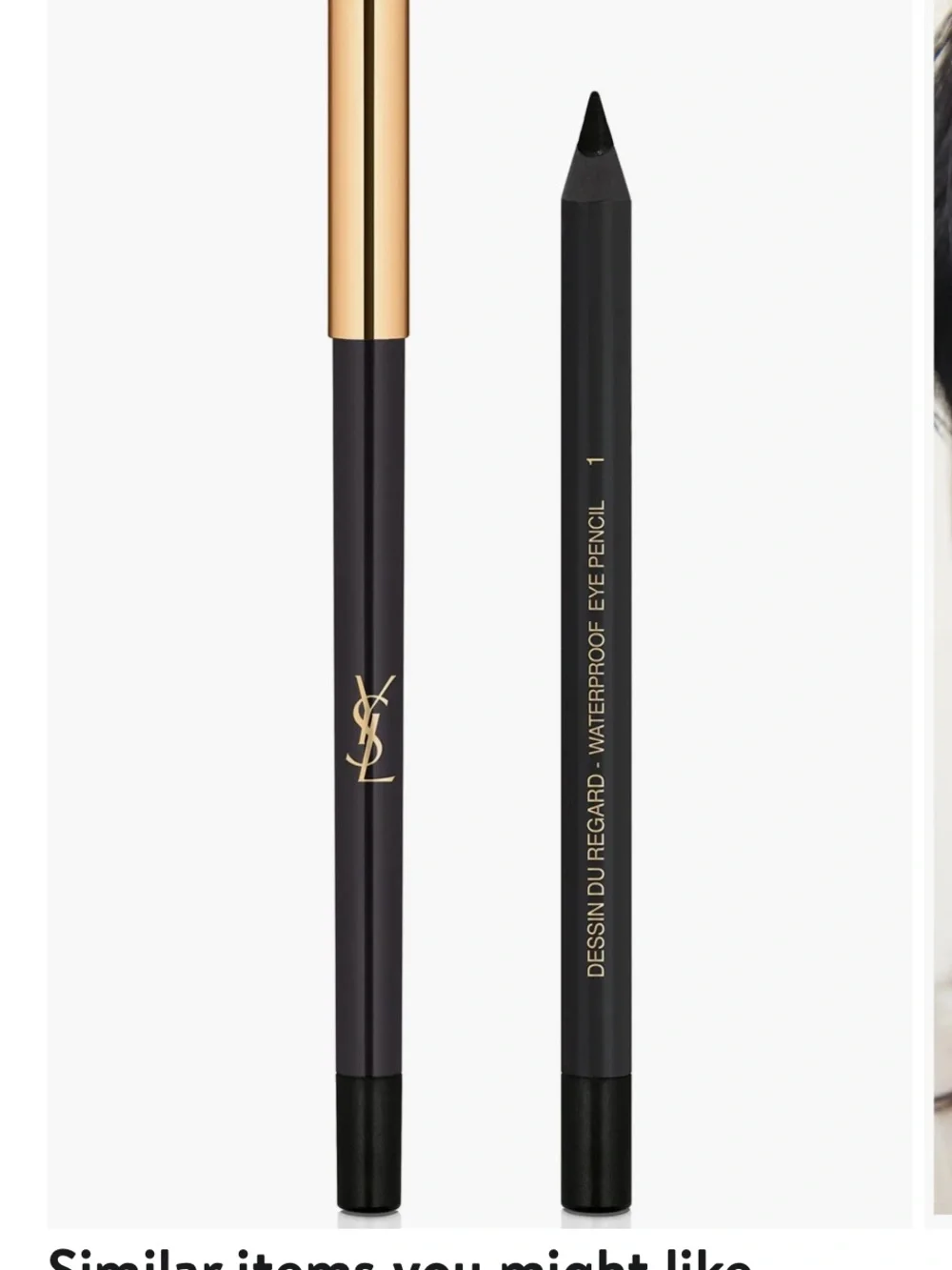 Yves Saint Laurent Dessin Du Regard Waterproof Eye Pencil, No. 1 Noir Effronte